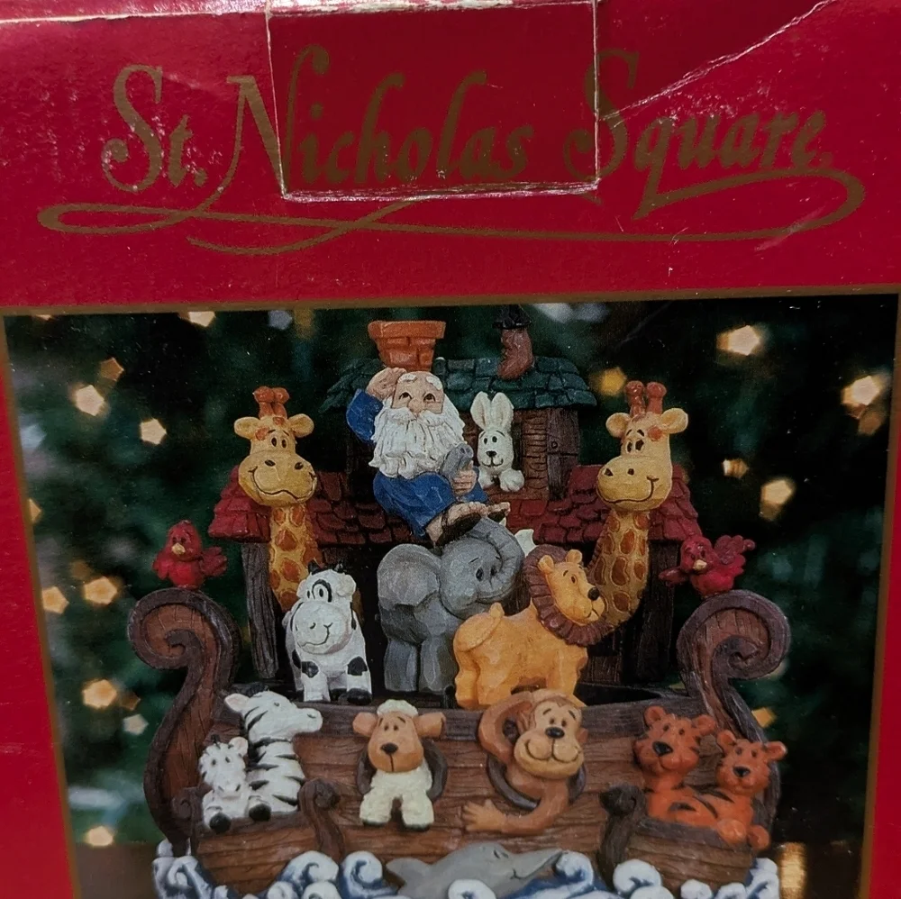 St. Nicholas Square Multicolor Noah's Ark Display Shelf
